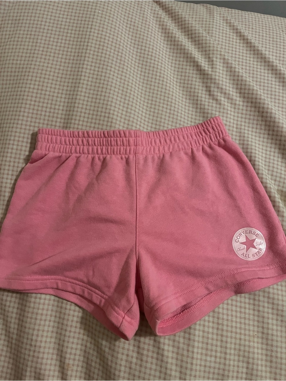Converse Pink Shorts (youth M or adult xs)
